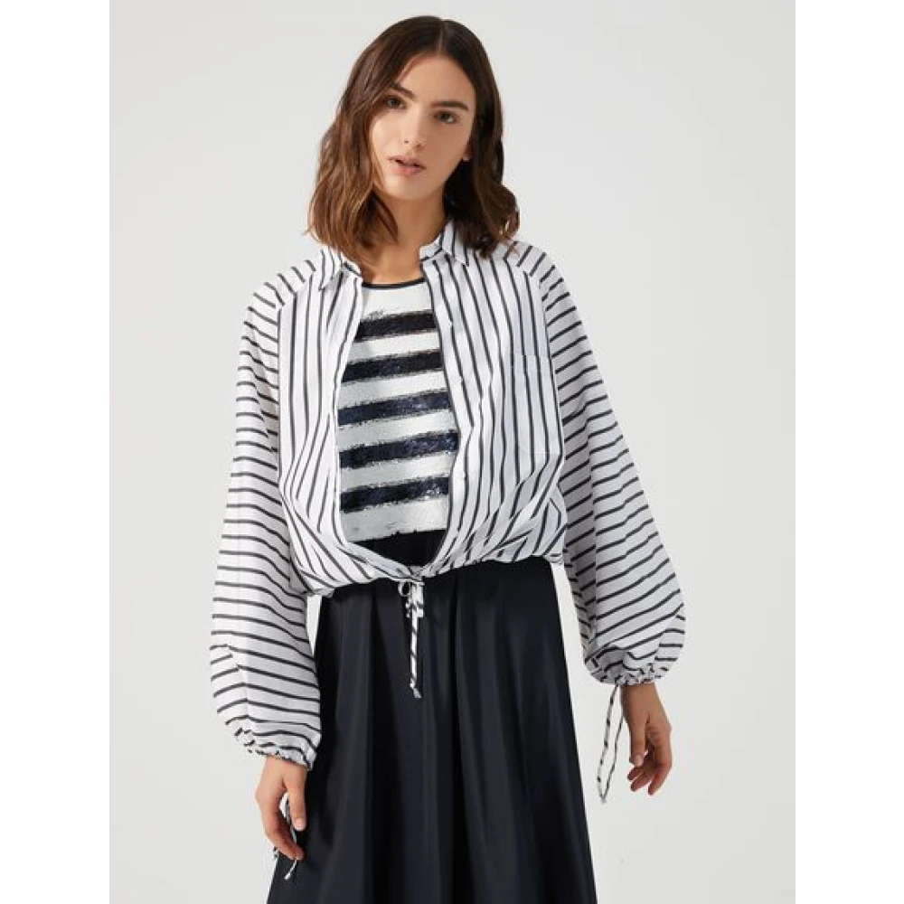 SPORTMAX Tazzina Shirt van 100% Katoen Multicolor Dames