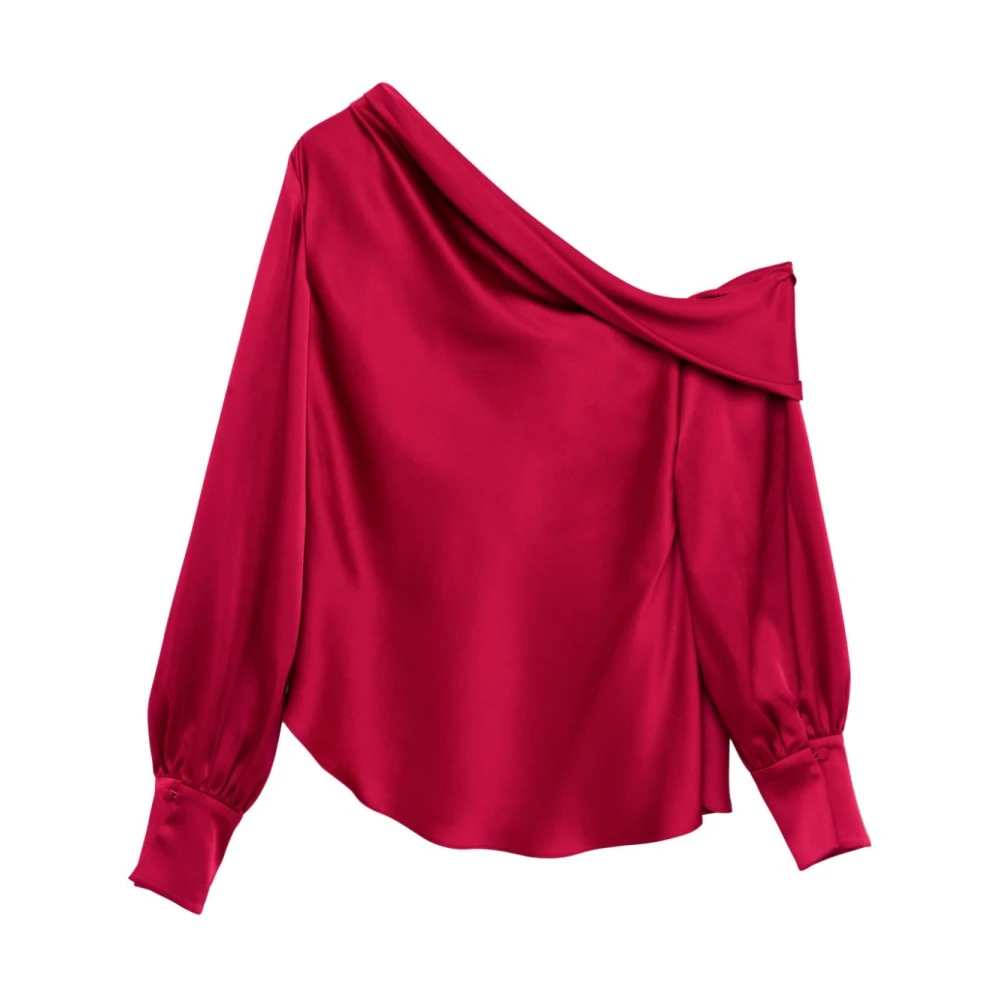 Simkhai Kersen Draperen Top Red Dames