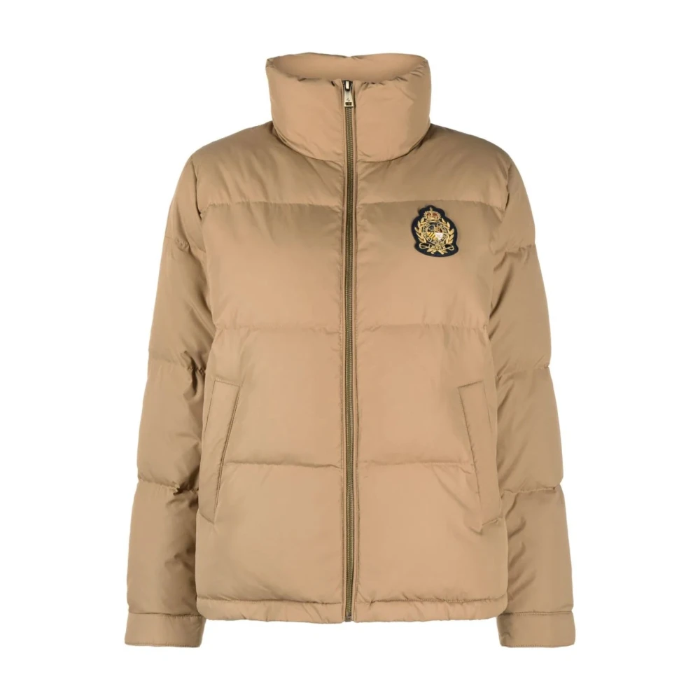 Ralph Lauren Geïsoleerde Puffer & Down Jas Beige Dames