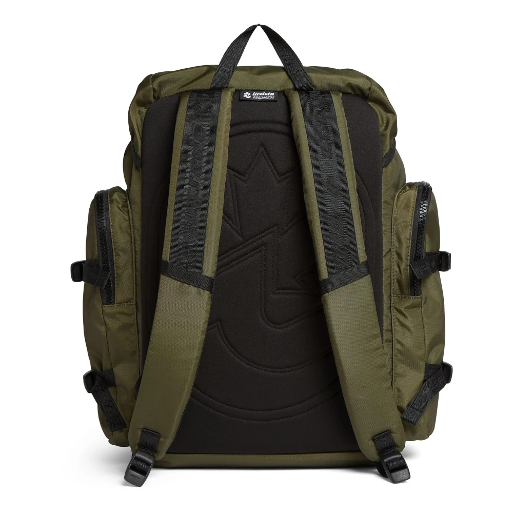 Dsquared2 XL Rugzak voor Outdoor Avonturen Green Heren