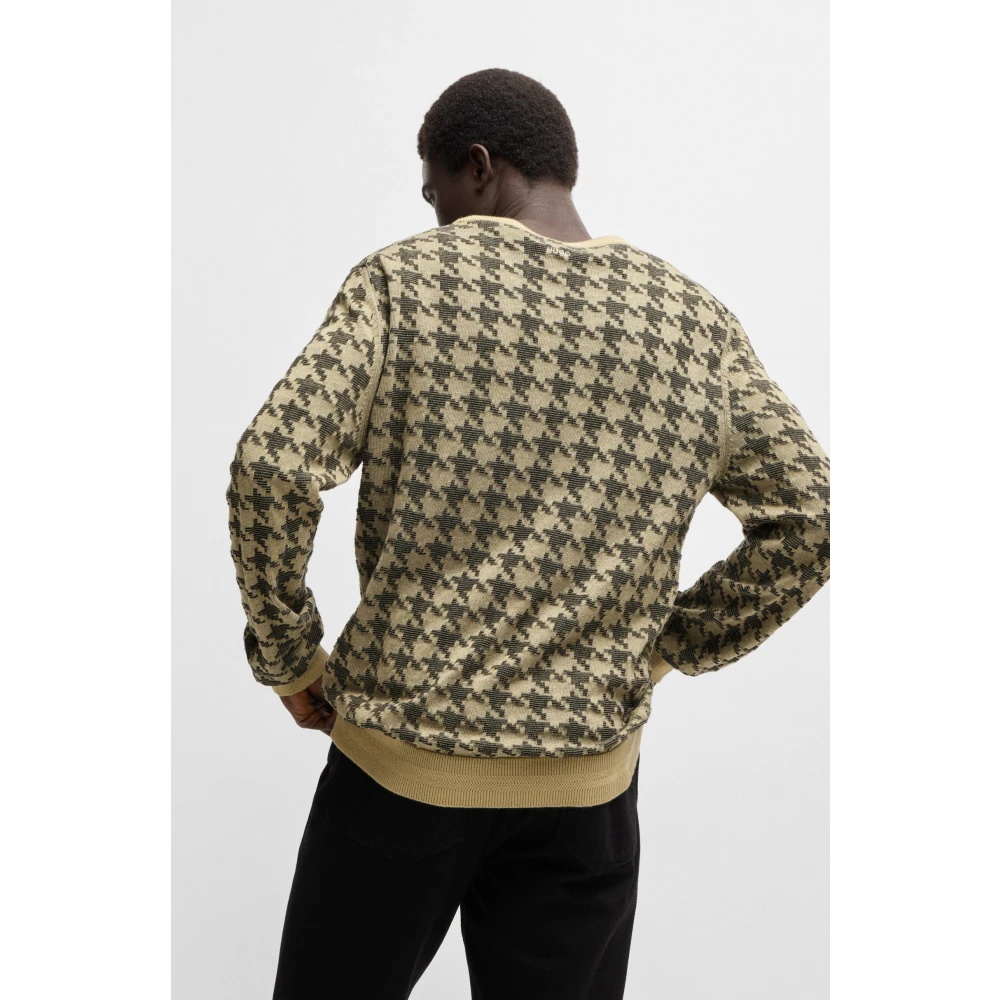 Hugo Boss Stijlvolle Pullover Beige Heren