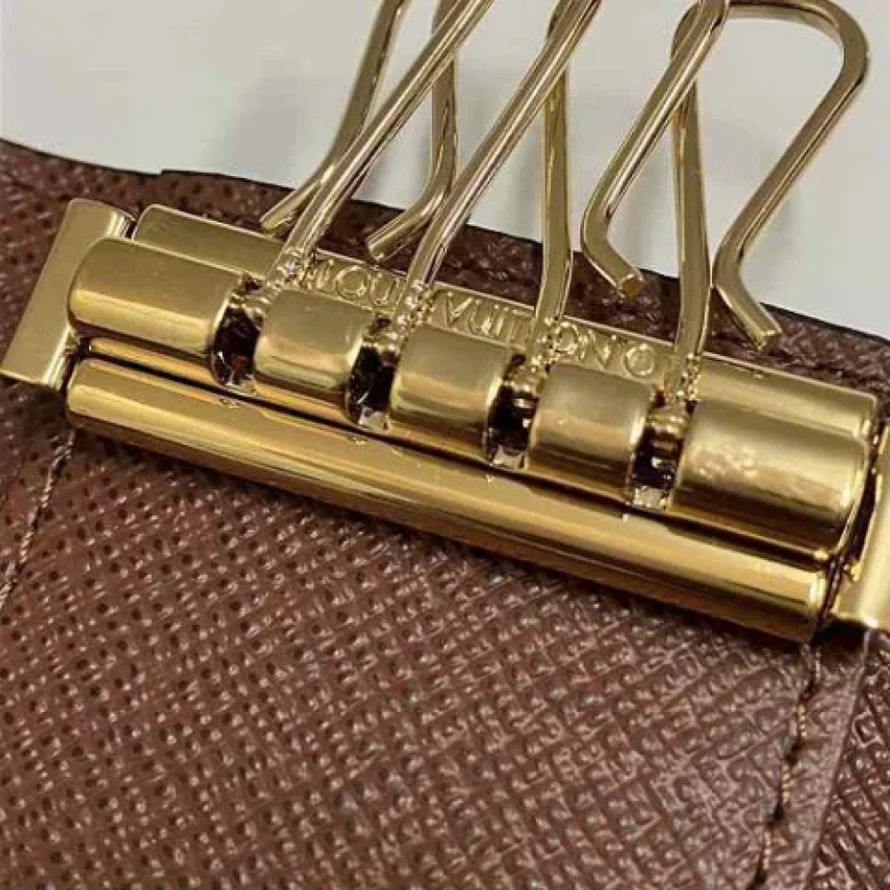 Louis Vuitton Vintage Pre-owned Fabric key-holders Brown Unisex