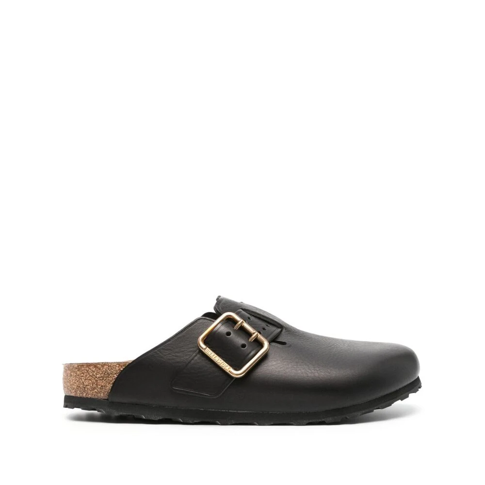 Birkenstock Boston Mules Black, Herr