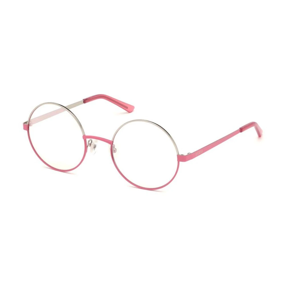 Guess Unisex Pink Gradient Metal Sunglasses In Multicolor