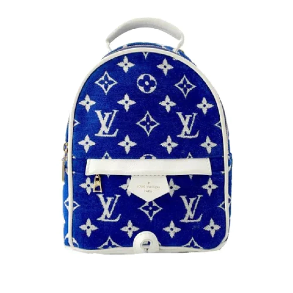 Louis Vuitton Vintage Pre-owned Fabric backpacks Blue Dames