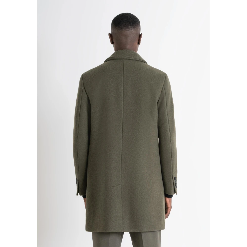 Antony Morato Mathias Regular Schouder Cap Jas Green Heren
