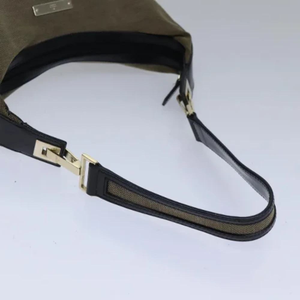 Gucci Vintage Pre-owned Canvas gucci-bags Beige Dames
