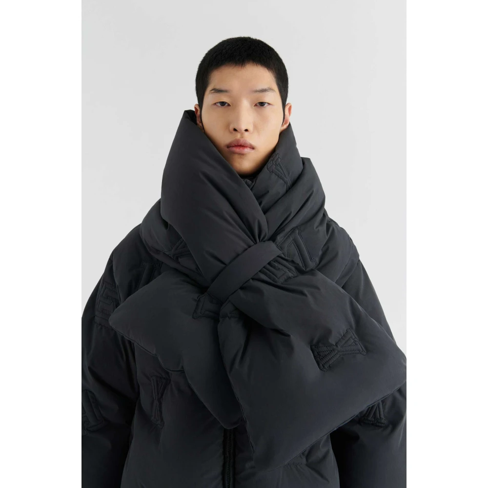 Axel Arigato Monogram Gewatteerde Puffer Jacket Gray Heren