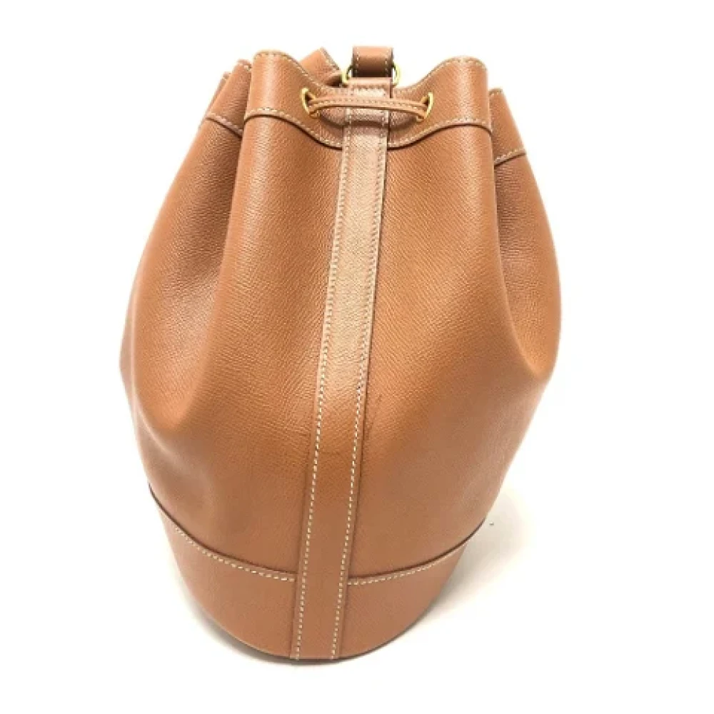 Hermès Vintage Pre-owned Leather shoulder-bags Brown Dames