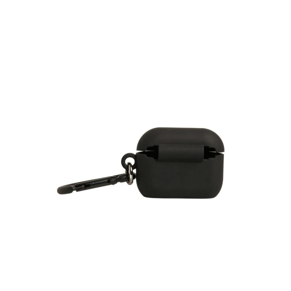 Dolce & Gabbana Luxe Logo In reliëf Airpods Hoesje Black Heren