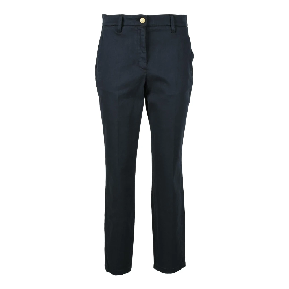 Jacob Cohën Elegante Katoenmix Viscose Broek Blue Dames