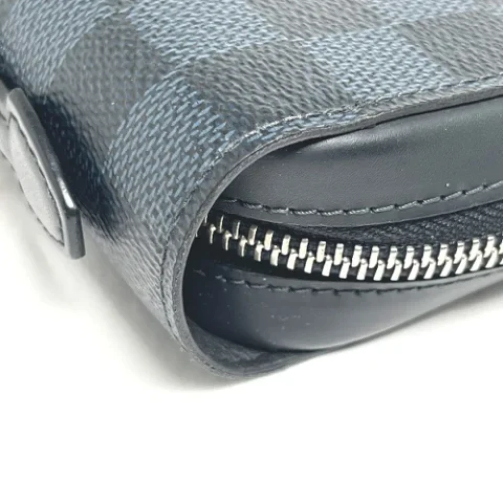 Louis Vuitton Vintage Pre-owned Canvas wallets Blue Heren
