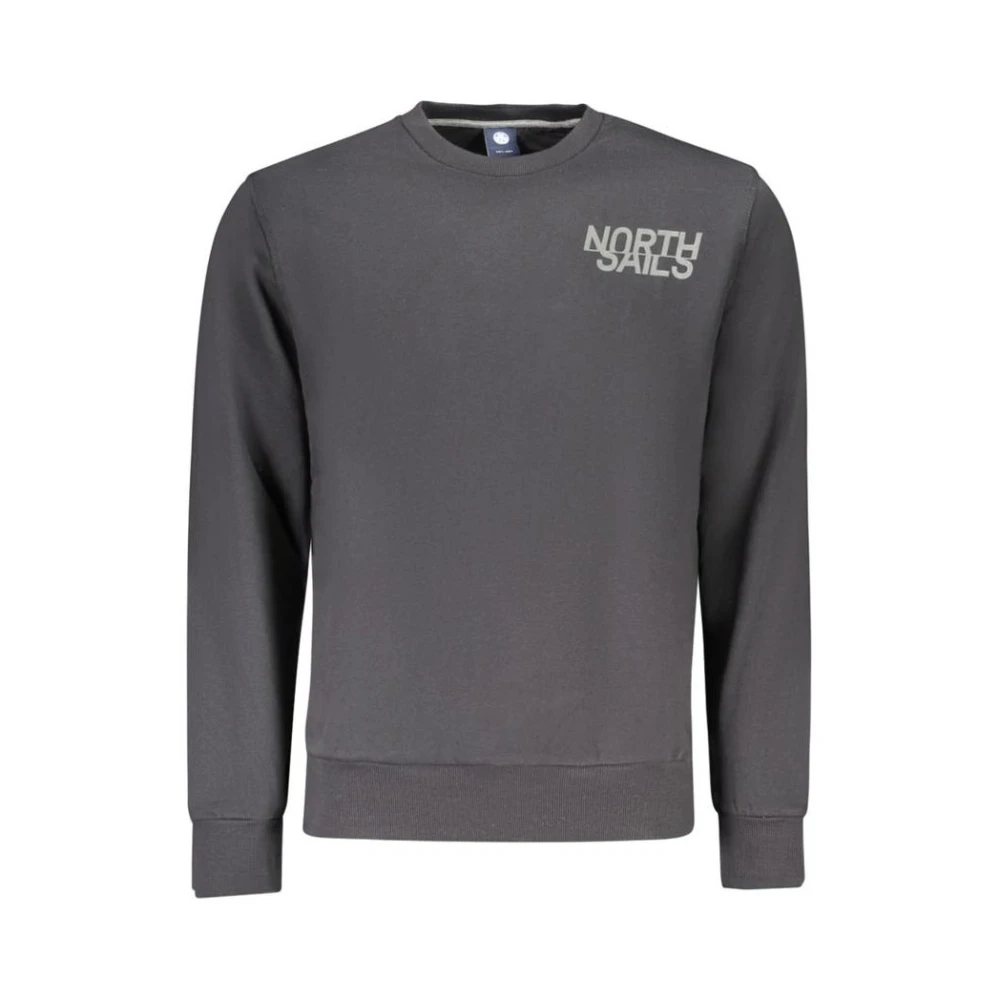 North Sails Black Cotton Men's Sweatshirt - L - Image 3