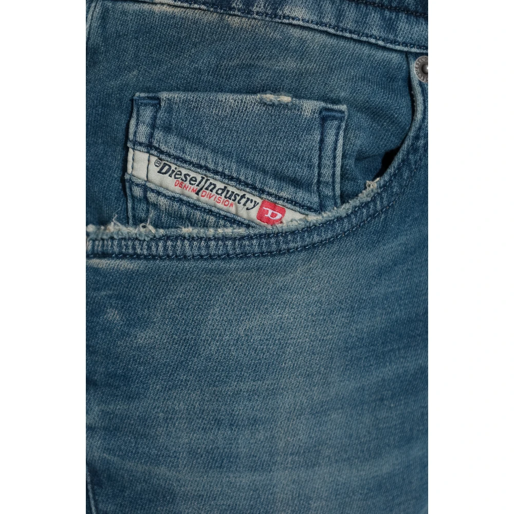 Diesel Ripped Pants 2041 D-Fayza Blue Dames