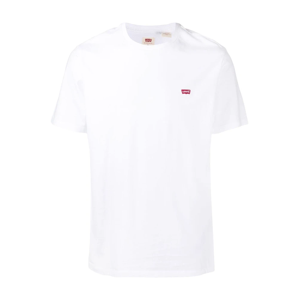 Levi's Witte Logo Detail T-shirt White Heren