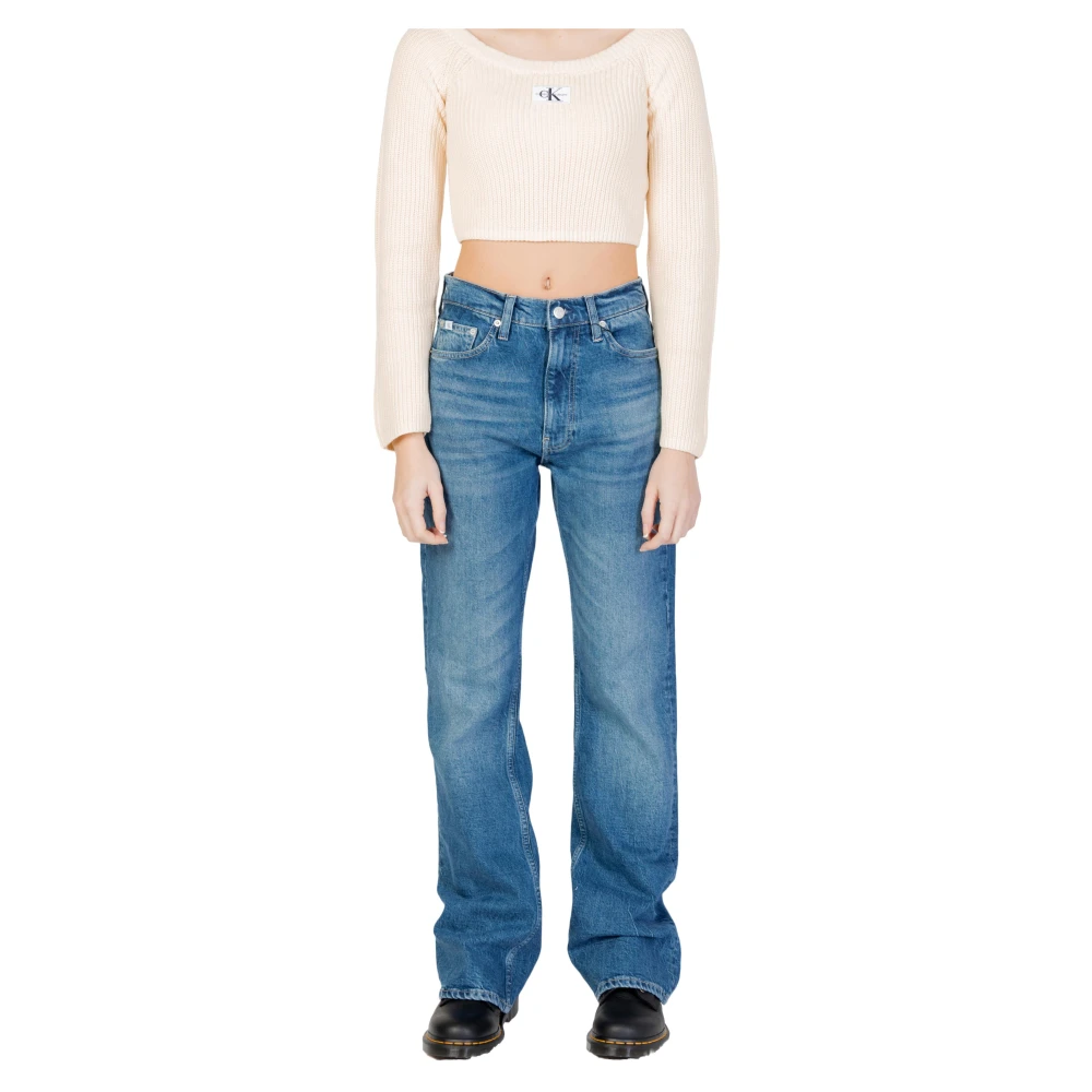 Calvin Klein Jeans Women's Blue Jeans, Female,, Authentic Bootcut Jeans W26 L32
