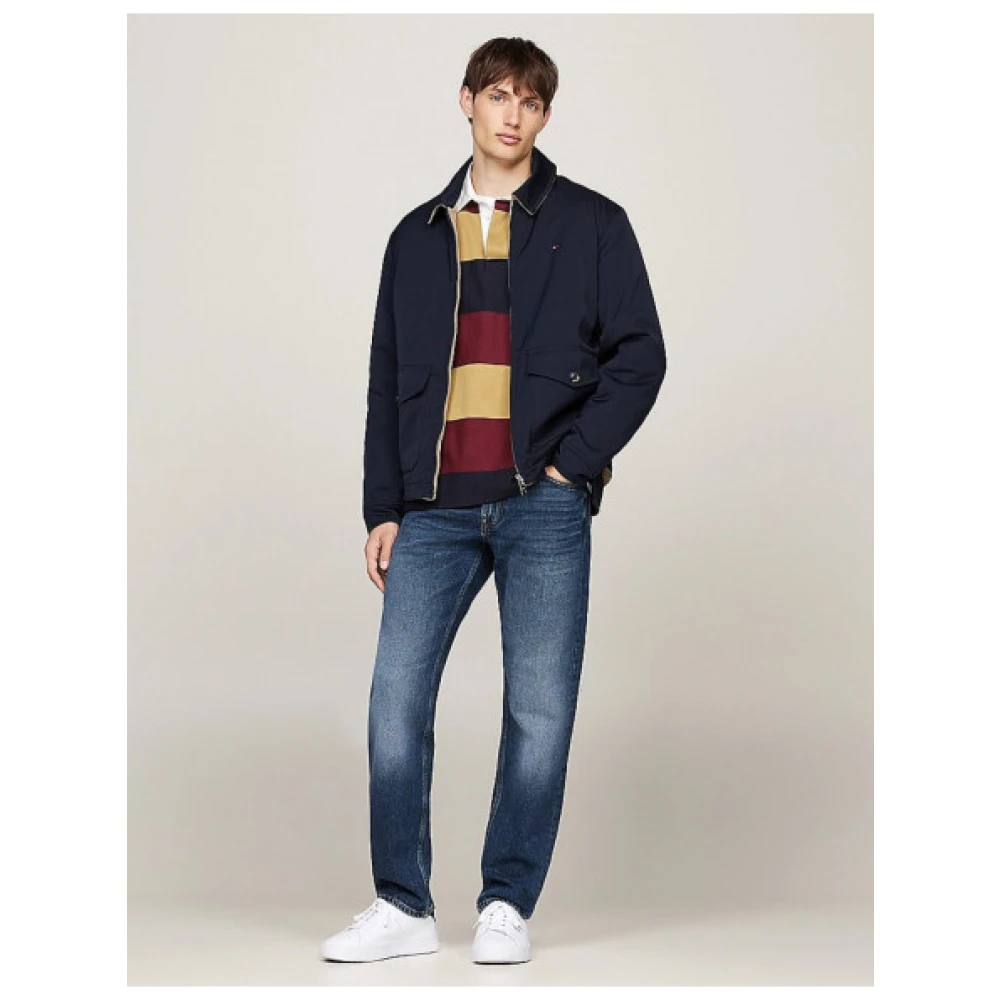 Tommy Hilfiger Omkeerbare Ivy Jas Waterafstotend Geïsoleerd Blue Heren