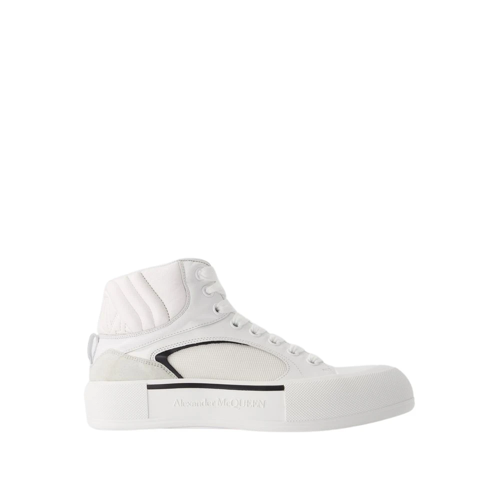 Alexander Mcqueen Herr Vit Skor 39 Eu, Läder, Sneakers