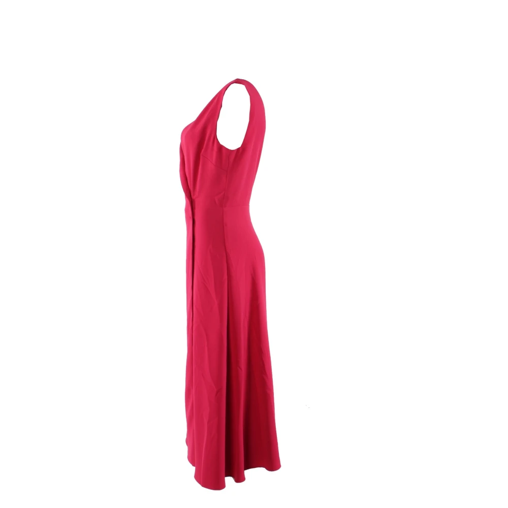 pinko Fuchsia Jurk 98% Polyester 2% Elastaan Pink Dames