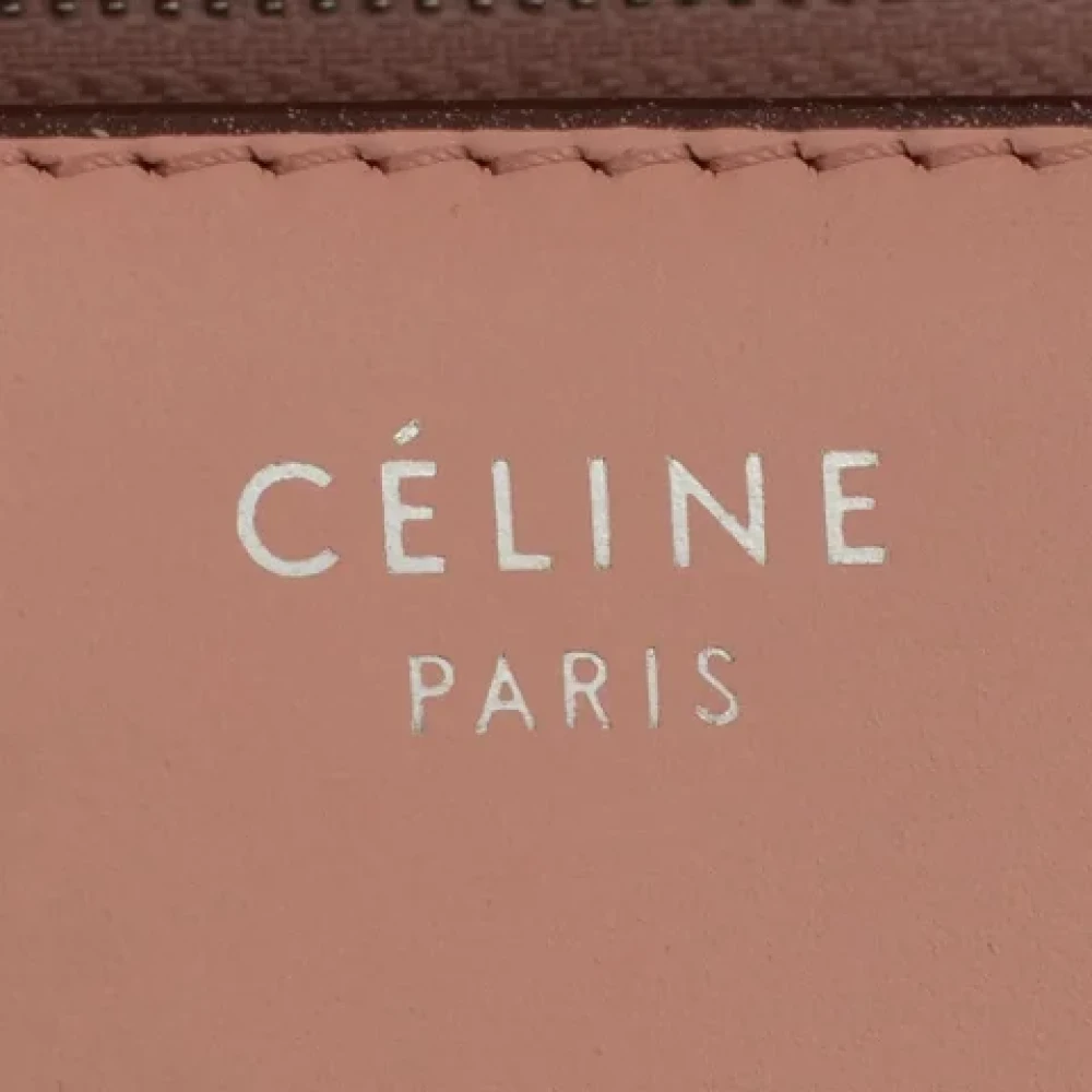 Celine Vintage Pre-owned Leather celine-bags Pink Dames