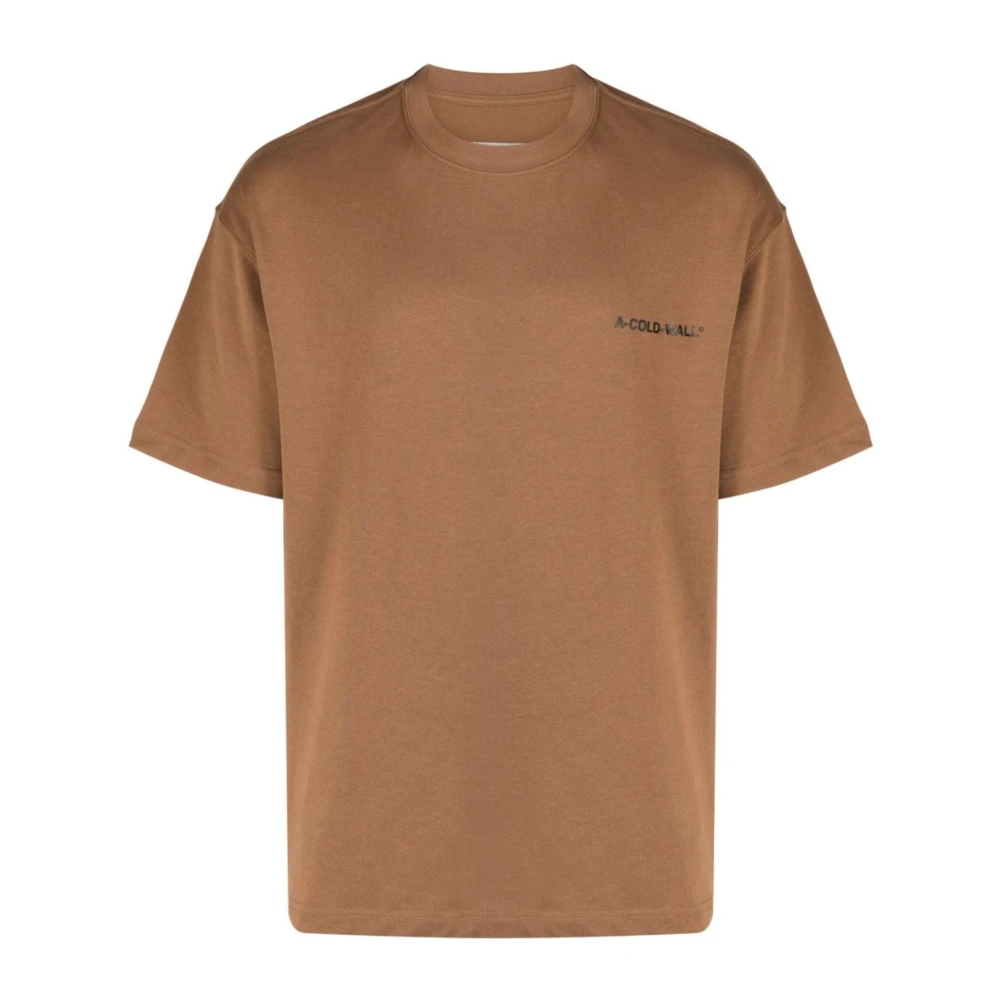 A-Cold-Wall Essentials Logo T-shirt Brown Heren