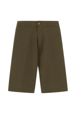 Shorts i jerseystickad effekt
