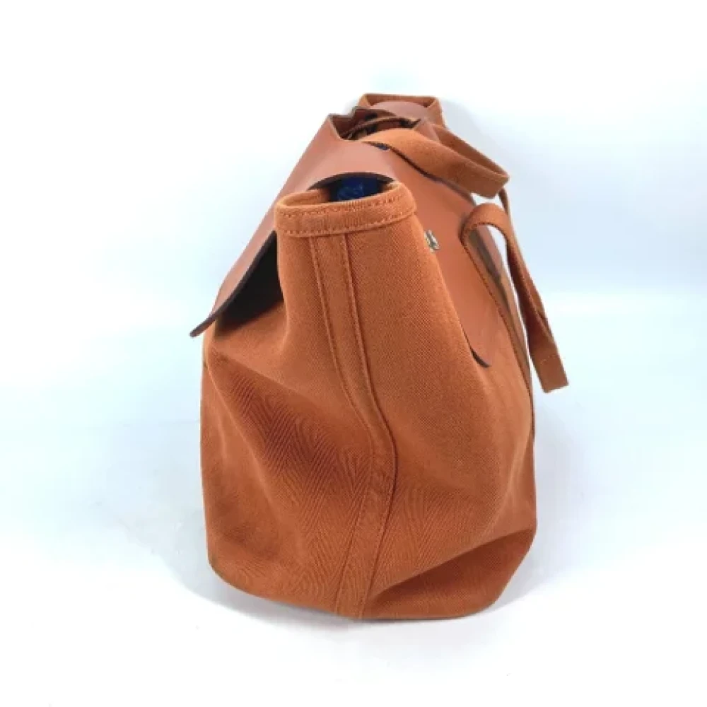 Hermès Vintage Pre-owned Fabric handbags Orange Dames
