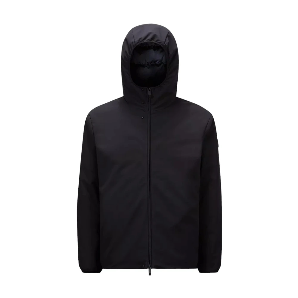 Moncler Minimalistische Korte Donsjas Zwart Black Heren