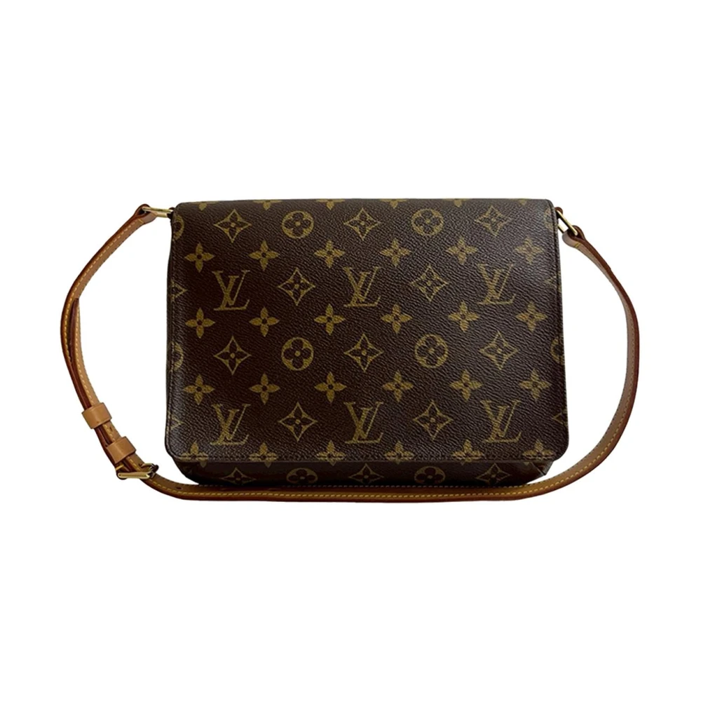 Louis Vuitton Vintage Women's Brown Pre-Owned Stylish Crossbody Bag