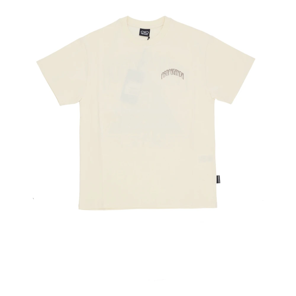 Propaganda Triangle Panther Tee Bone Heren T-shirt Beige Heren