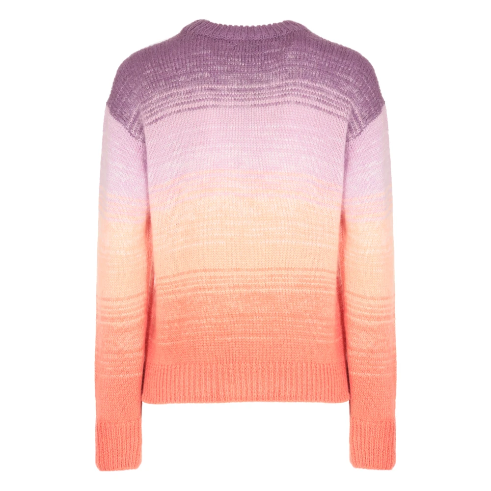 Saint Barth Multicolor Crew Neck Sweater met Gradient Borduurwerk Multicolor Dames
