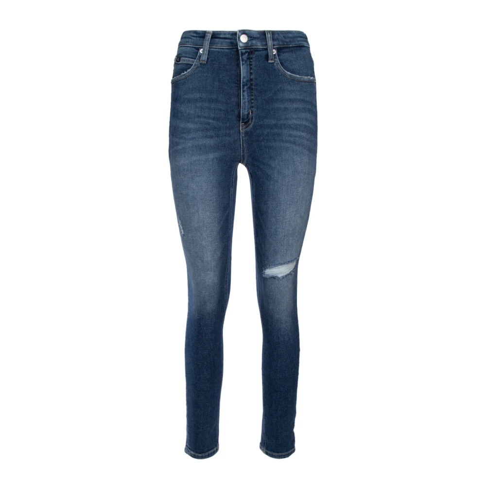 Calvin Klein Stijlvolle Herenbroek Blue Dames