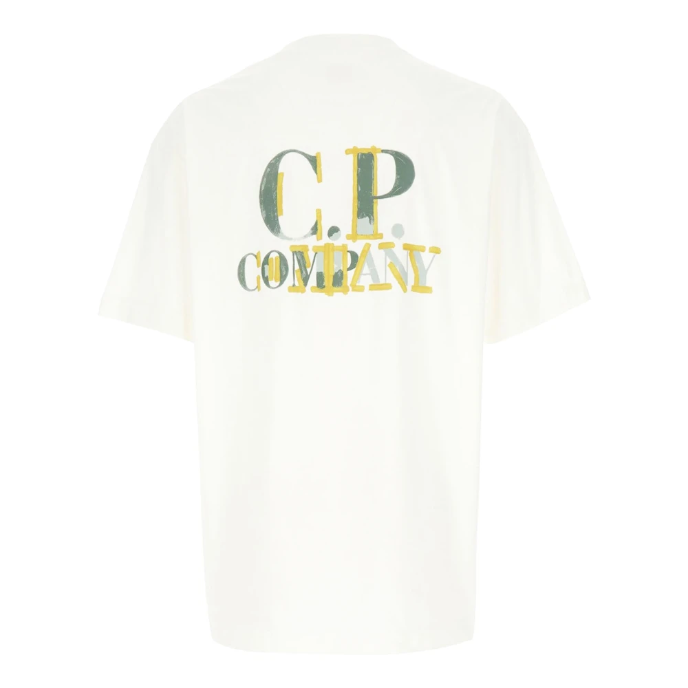 C.P. Company Witte T-shirts en Polos White Heren