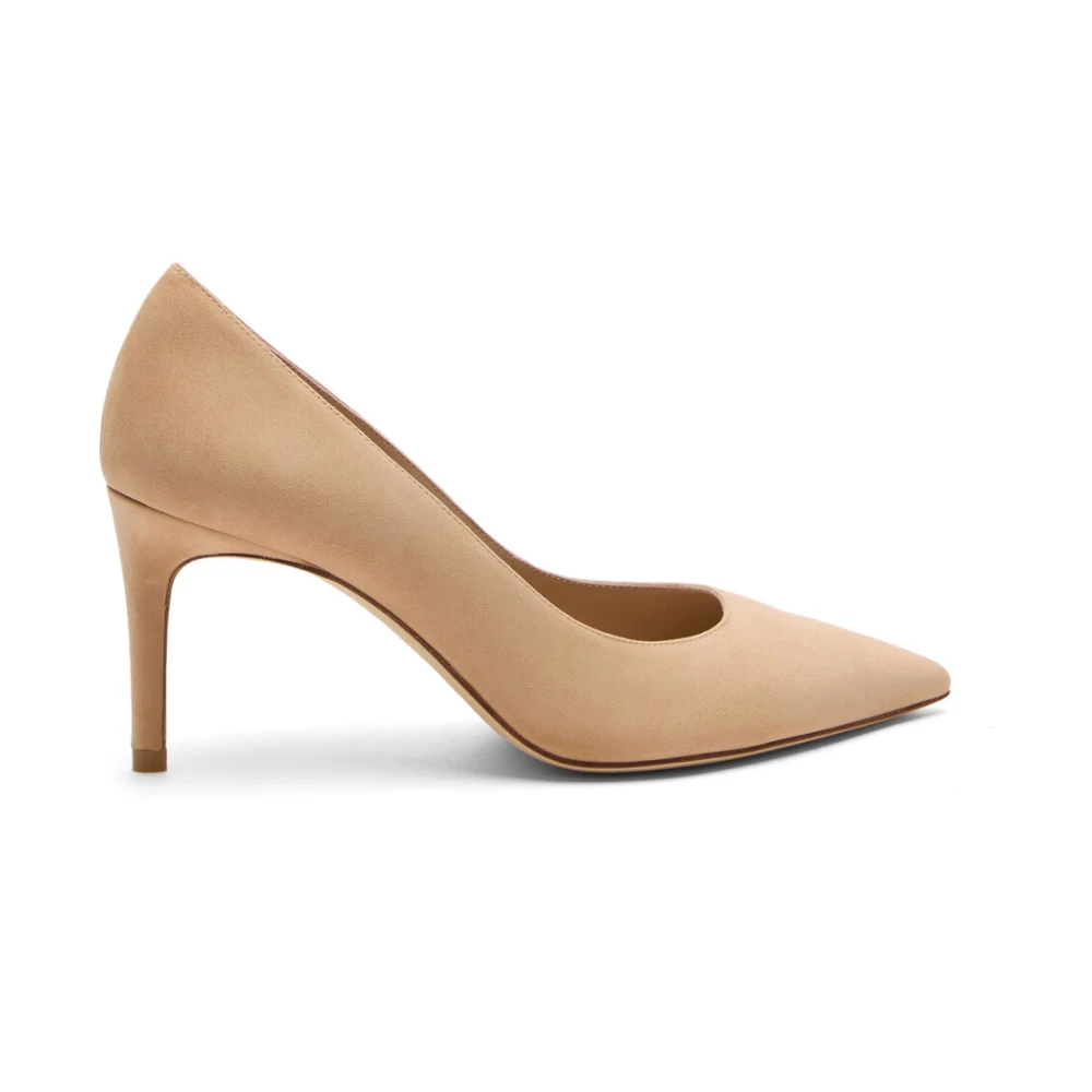 Stuart Weitzman Women's Beige Stuart Power 75 - Pumps - 5 Uk - Shoes