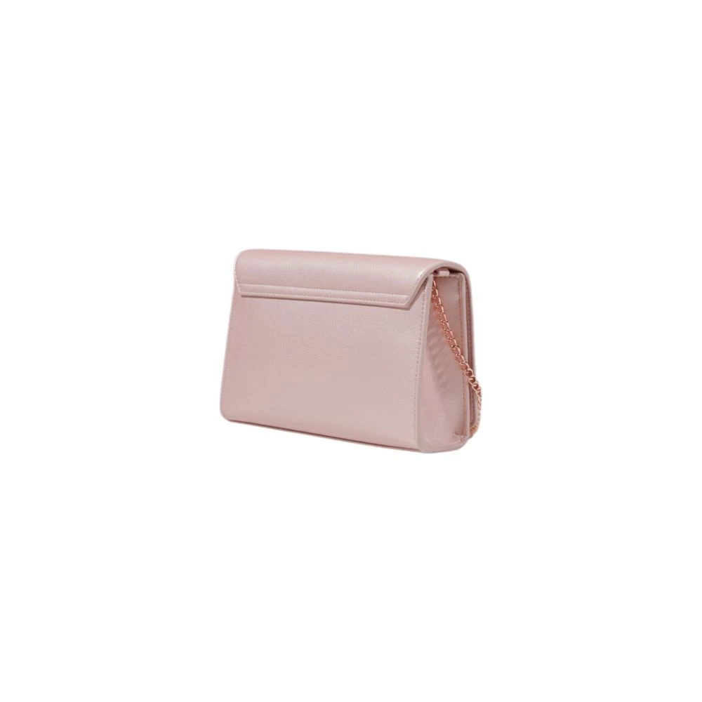 Love Moschino Kleurrijke Polyethyleen Handtas Lente Zomer Collectie Pink Dames