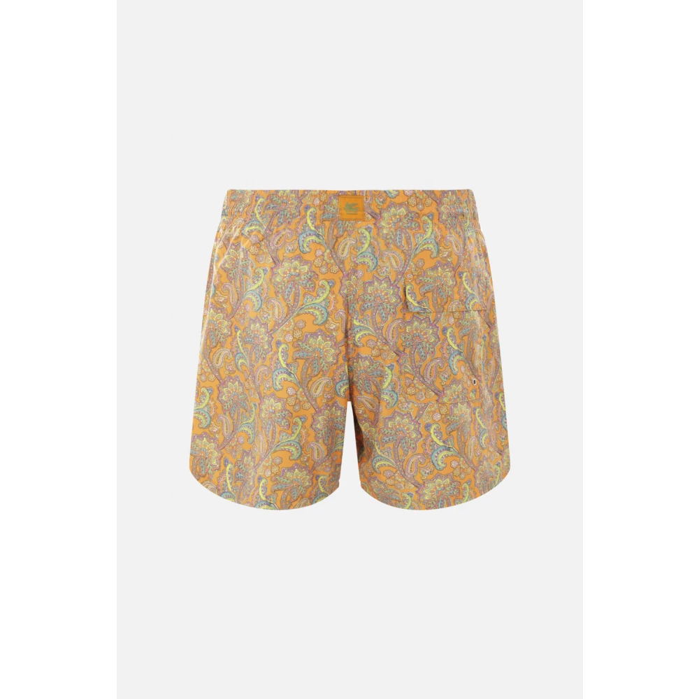 ETRO Rood Paisley Zwemkleding Set Multicolor Heren