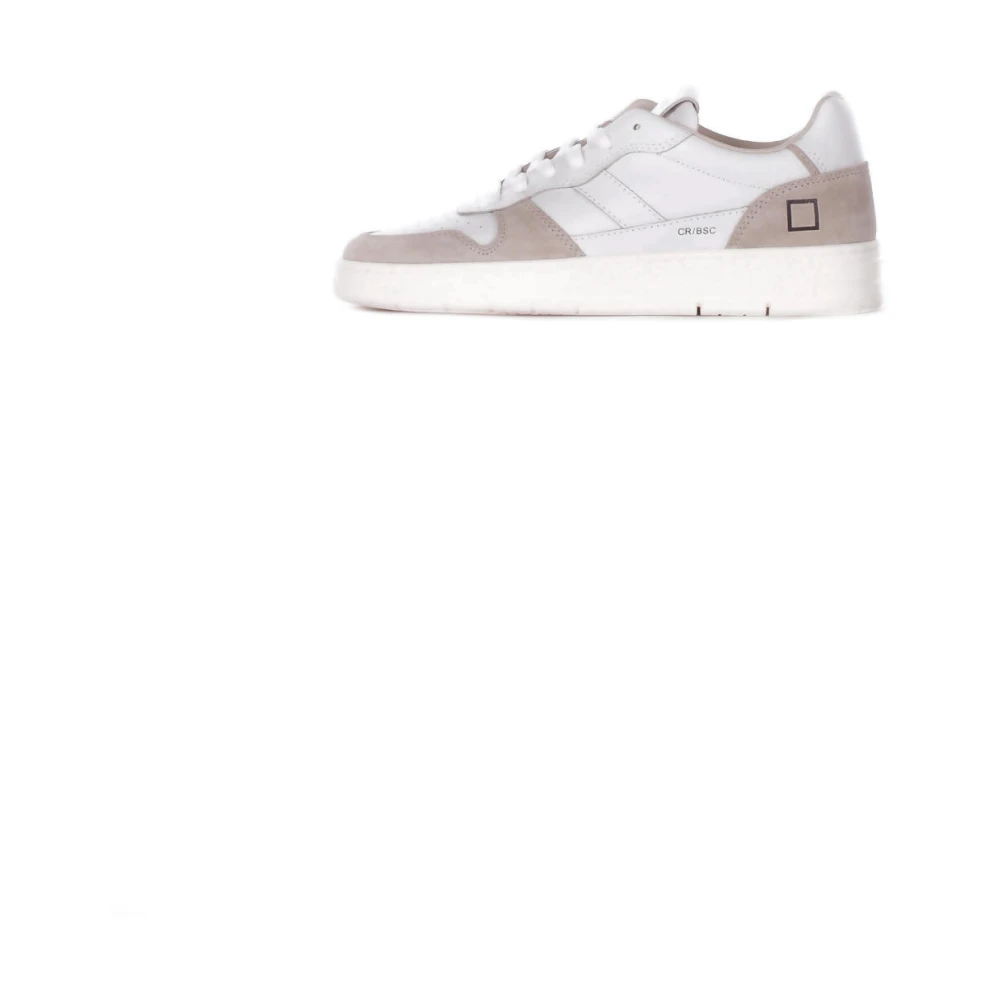 D.a.t.e. Men's Beige Sneakers, 9 Uk, Court 2.0 Basic