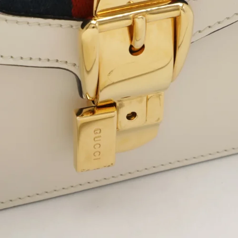 Gucci Vintage Pre-owned Leather gucci-bags White Dames