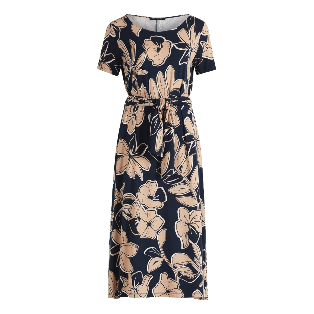 Betty Barclay Bloemenprint Jersey Jurk Multicolor Dames