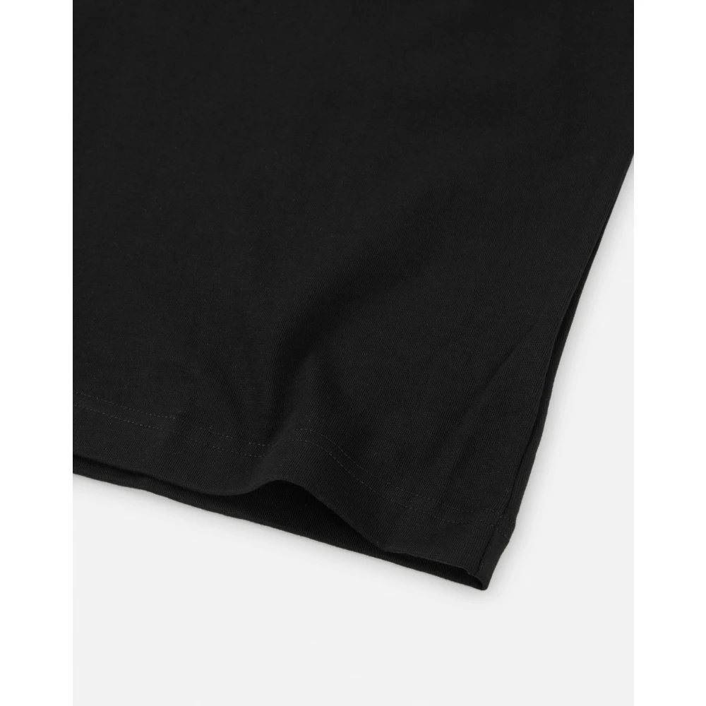 Flâneur Gedrukt Logo T-shirt Black Heren