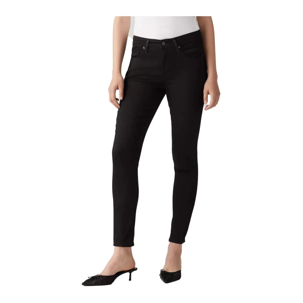 Levi's Jeans 721 High Rise Skinny Black Dames