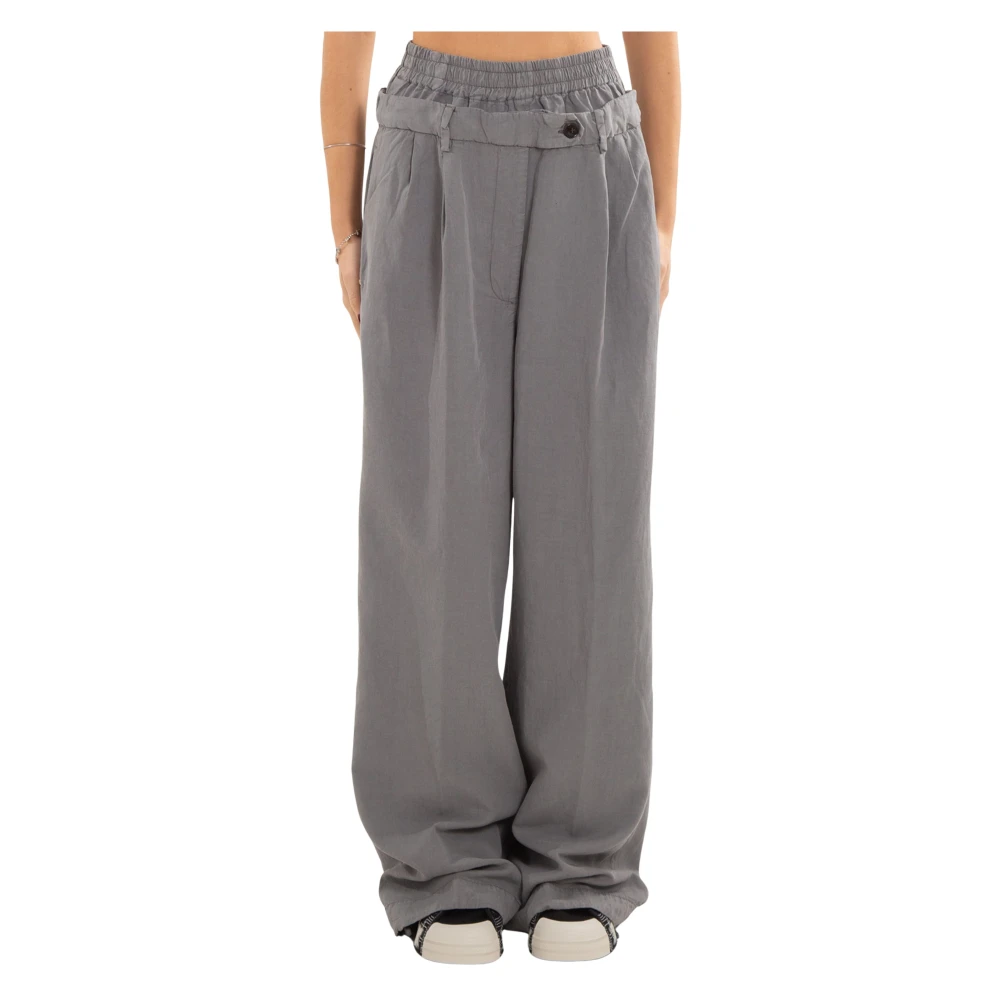 Trousers > Wide Trousers - - White Sand - Modalova