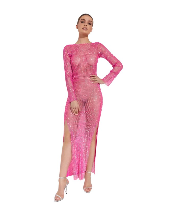 pink-maxi-mesh-dress-crystal-embellished
