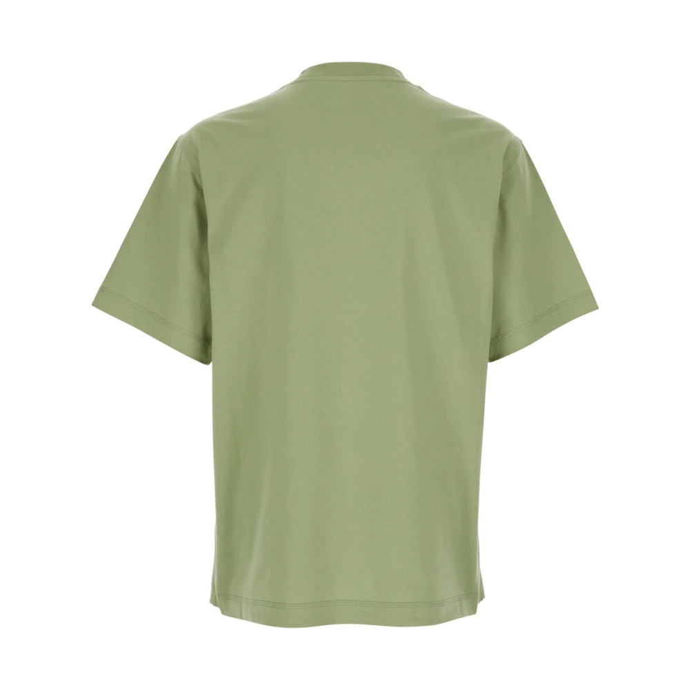Burberry Groen Equestrian Knight Logo T-shirt Green Heren