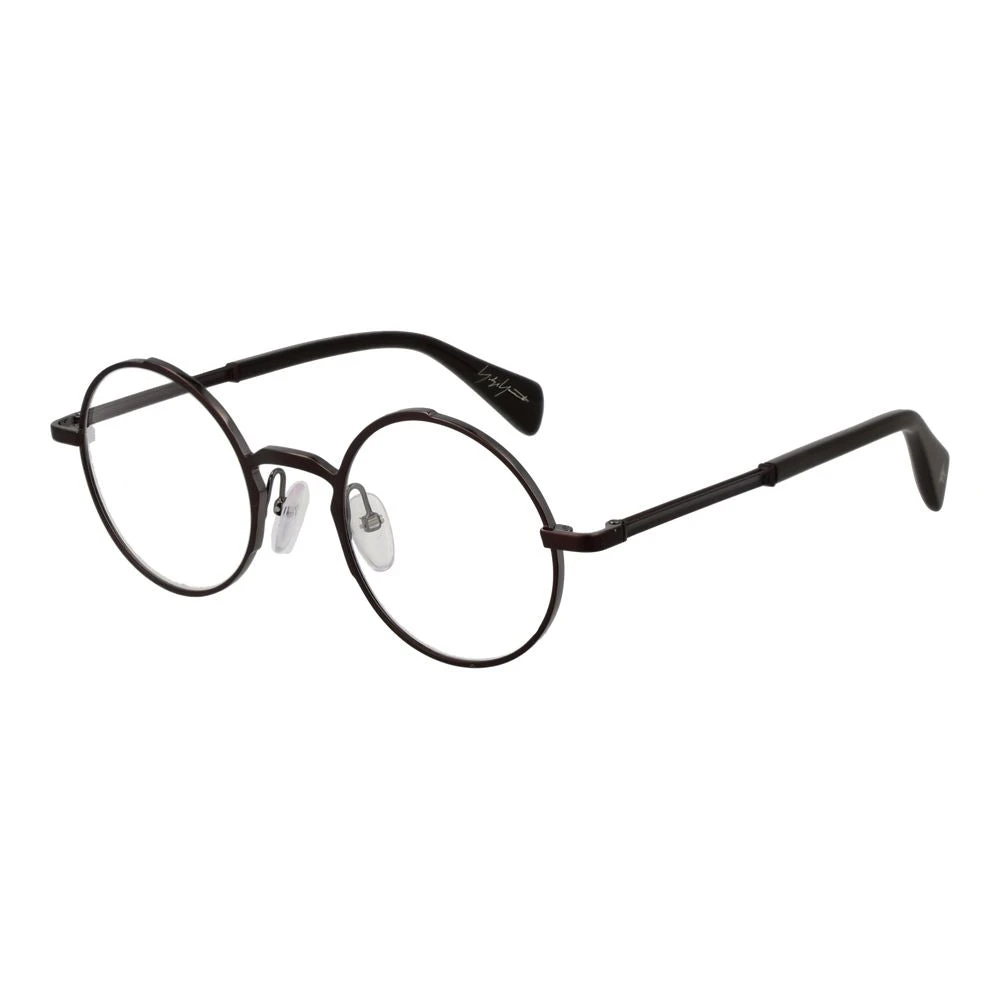 Yohji Yamamoto Men's Brown Round Optical Frame
