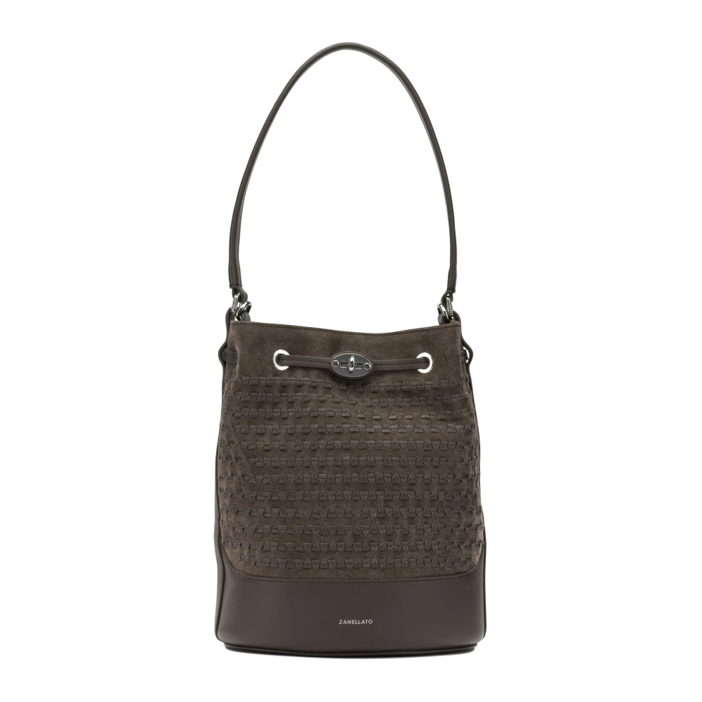 Zanellato Women's Brown Monda' Bucket Bag