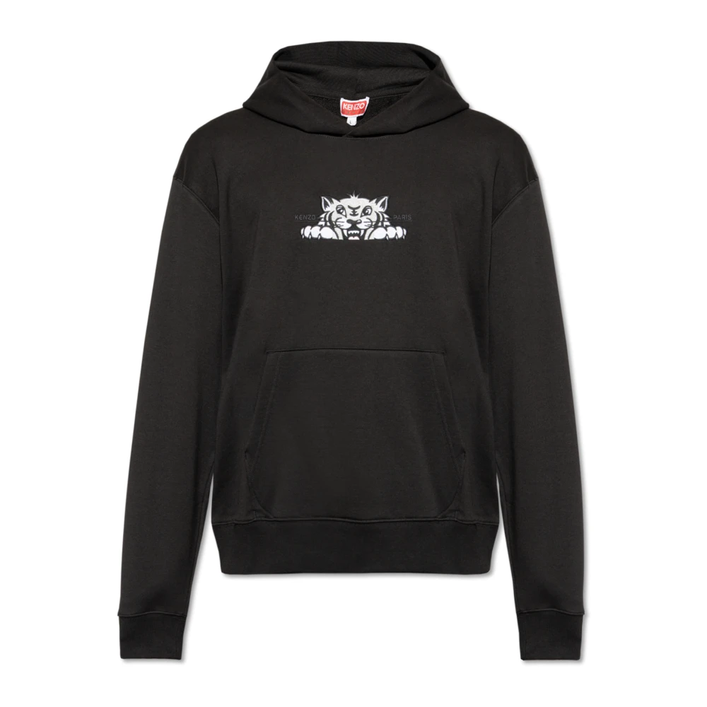 Kenzo Men's Black Hoodies, S, Hoodie