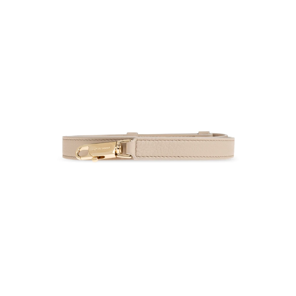 Salvatore Ferragamo Schoudertas Hug Beige Dames