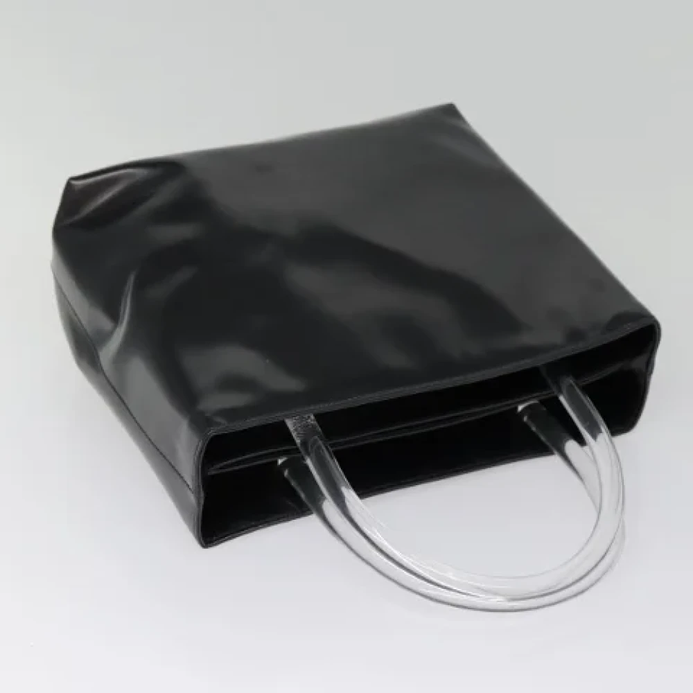 Prada Vintage Pre-owned Leather handbags Black Dames