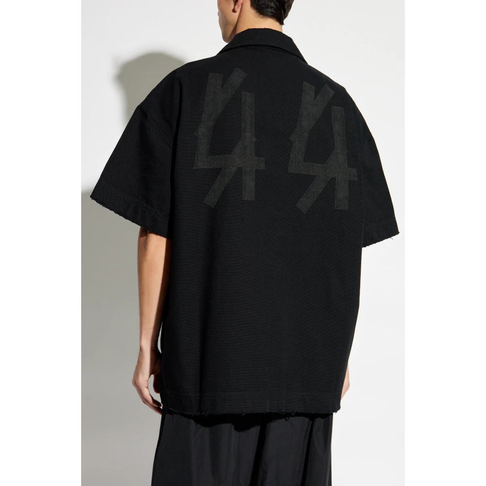 44 Label Group Denim overhemd Black Heren